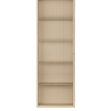 haze wall cabinet - reeded glass