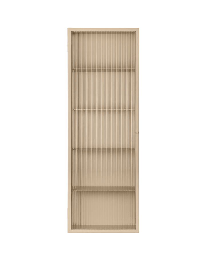 haze wall cabinet - reeded glass