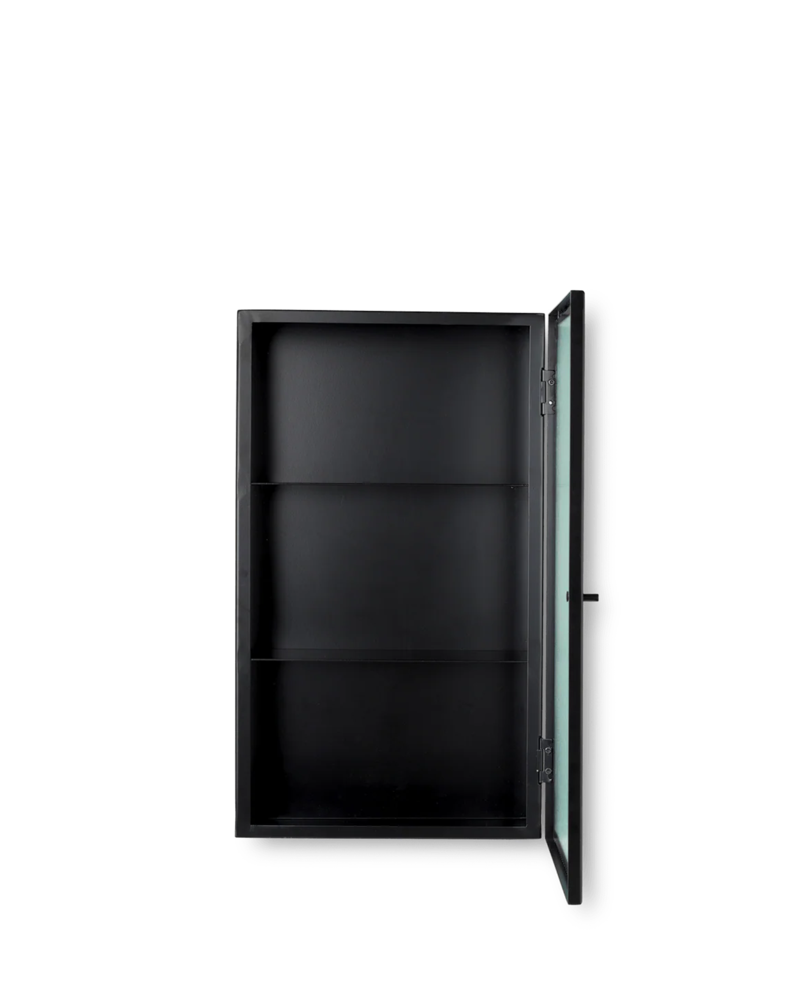 haze wall cabinet - reeded glass