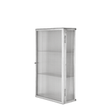 haze wall cabinet - reeded glass