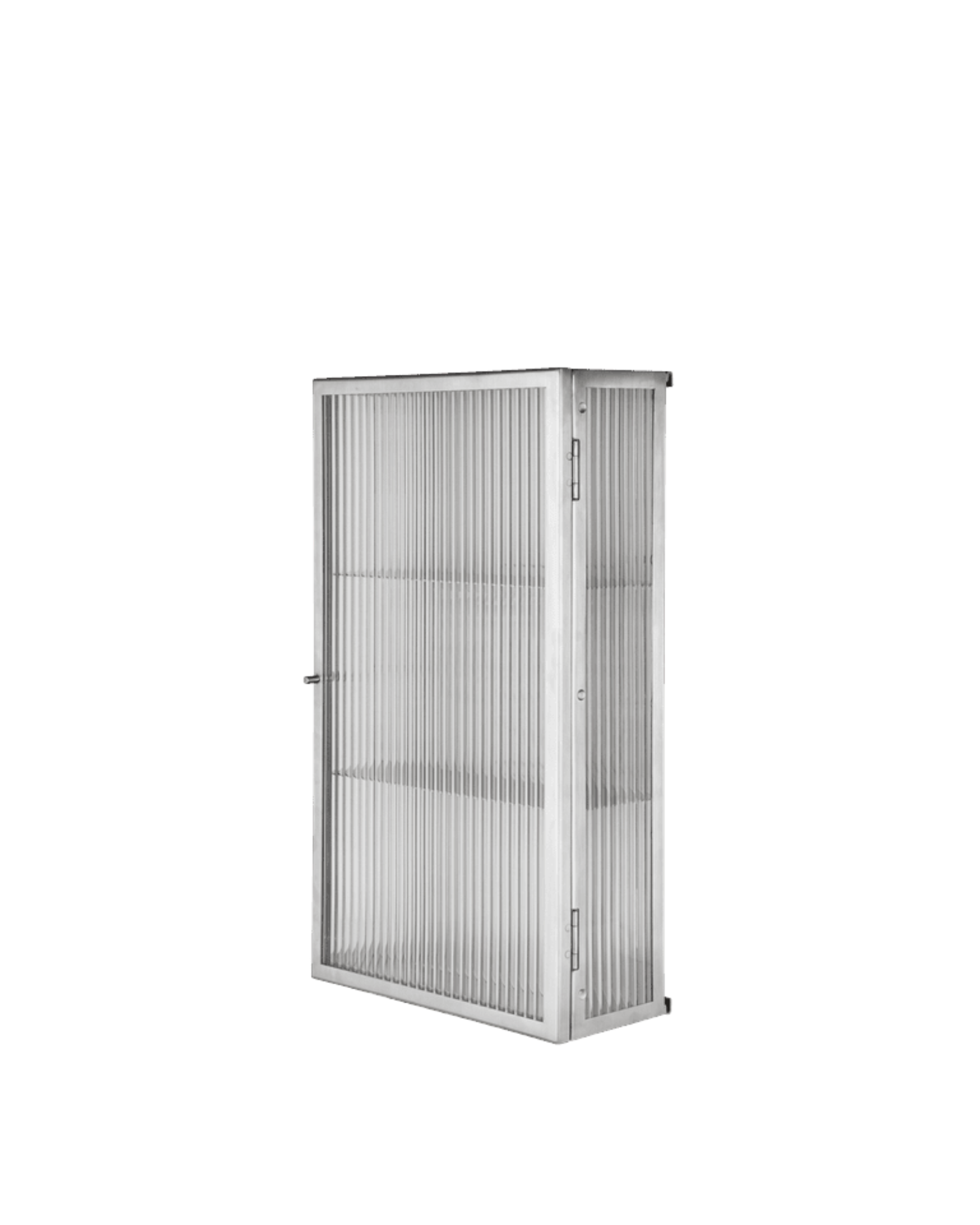 haze wall cabinet - reeded glass