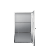 haze wall cabinet - reeded glass