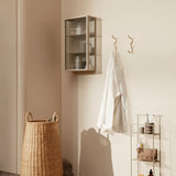 haze wall cabinet - reeded glass