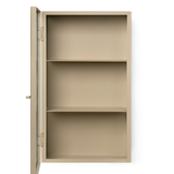 haze wall cabinet - reeded glass
