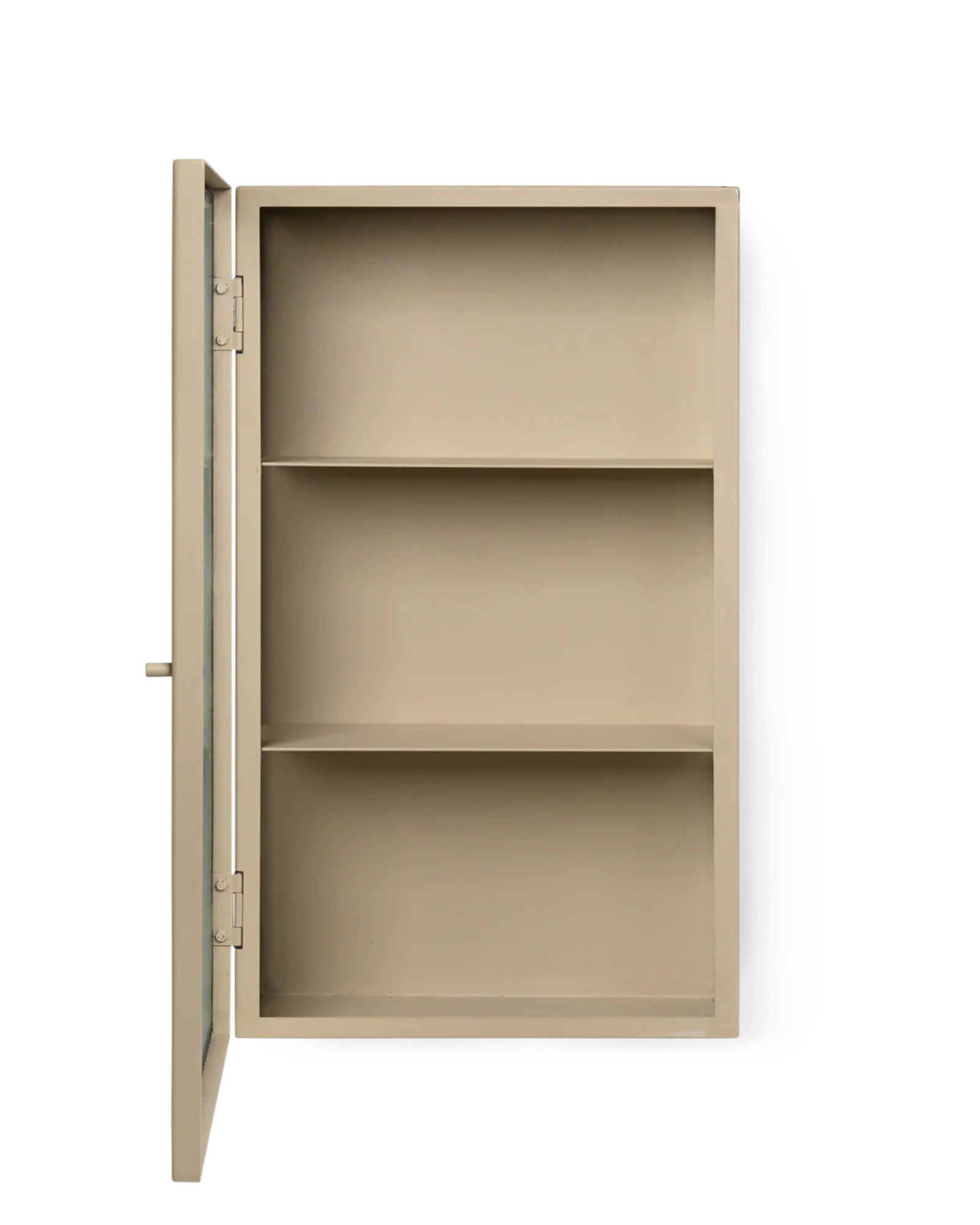 haze wall cabinet - reeded glass