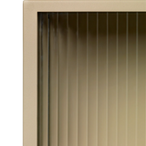 haze wall cabinet - reeded glass