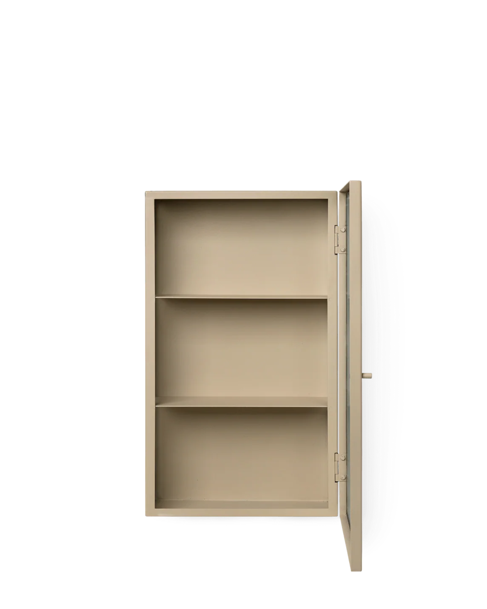 haze wall cabinet - reeded glass