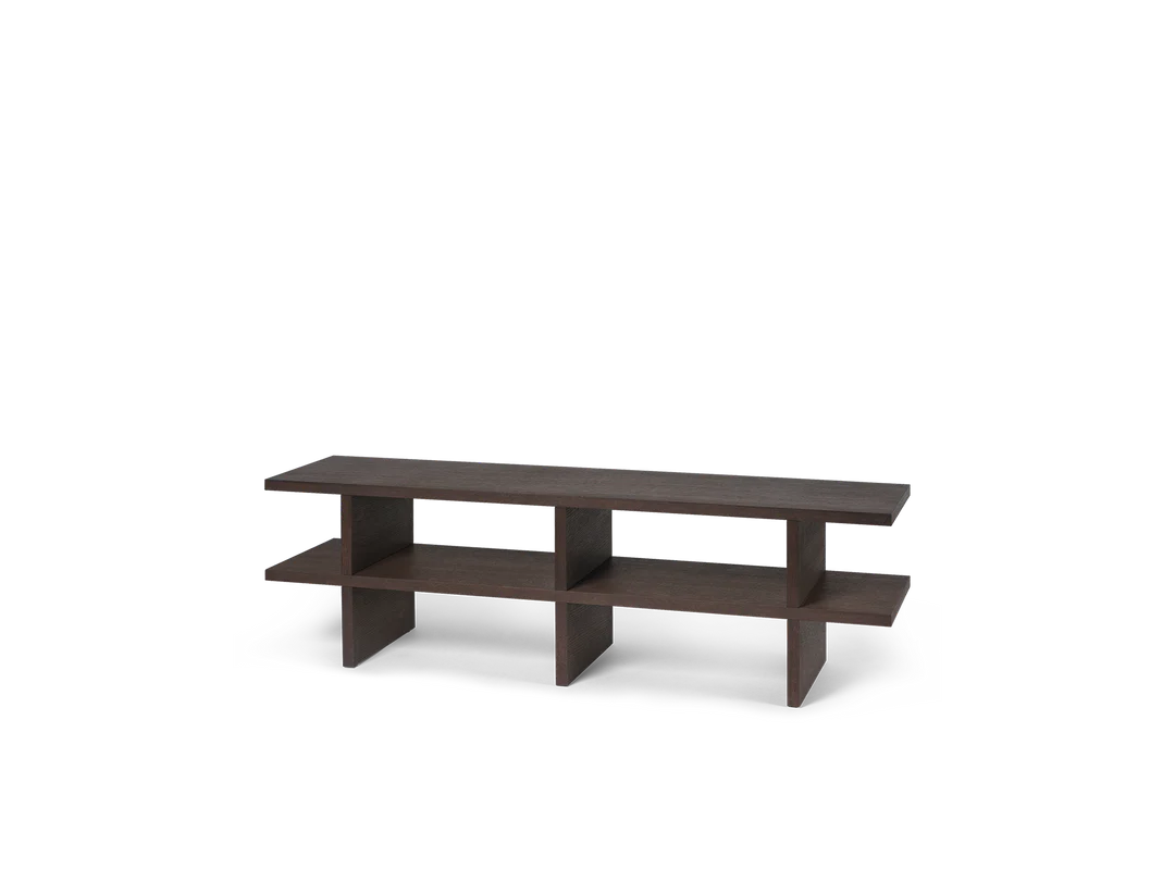 kona - bench dark stained