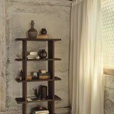 kona - bookcase dark stained