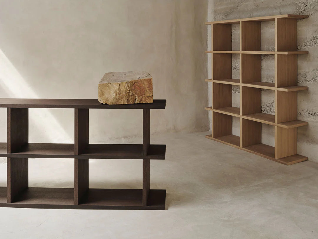 kona - bookcase dark stained