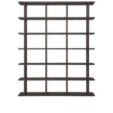 kona - bookcase dark stained