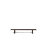 kona - display table dark stained