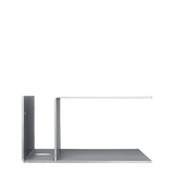 lager bedside table - aluminium