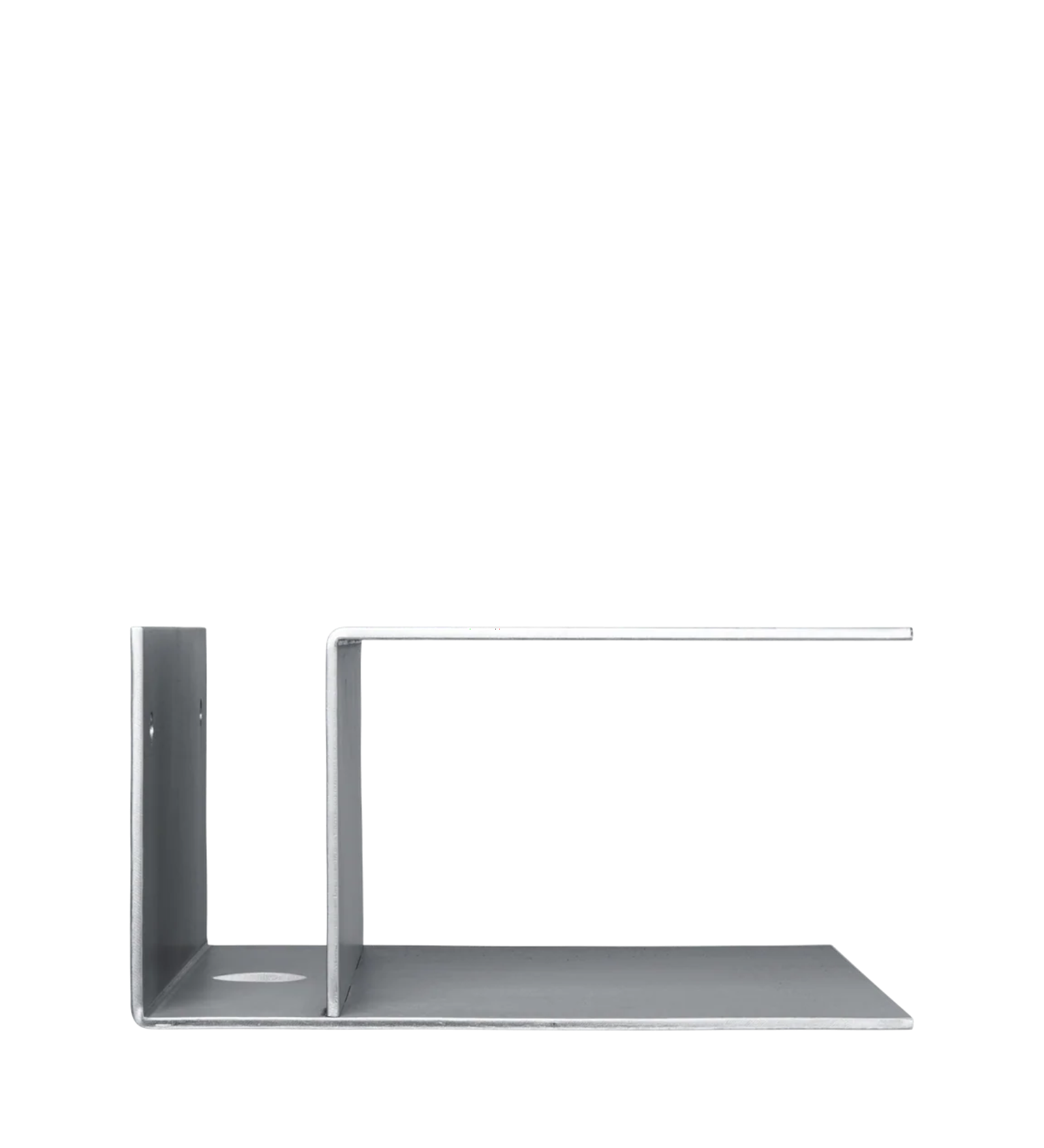 lager bedside table - aluminium