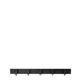 lager coat rack - black