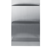 lager wall shelf triple large - aluminium