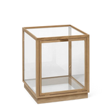 miru glass montre - natural oak