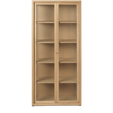 reed vitrine - natural oak