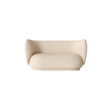 rico sofa 2 seater - brushed by ferm living