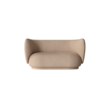 rico sofa 2 seater - brushed by ferm living