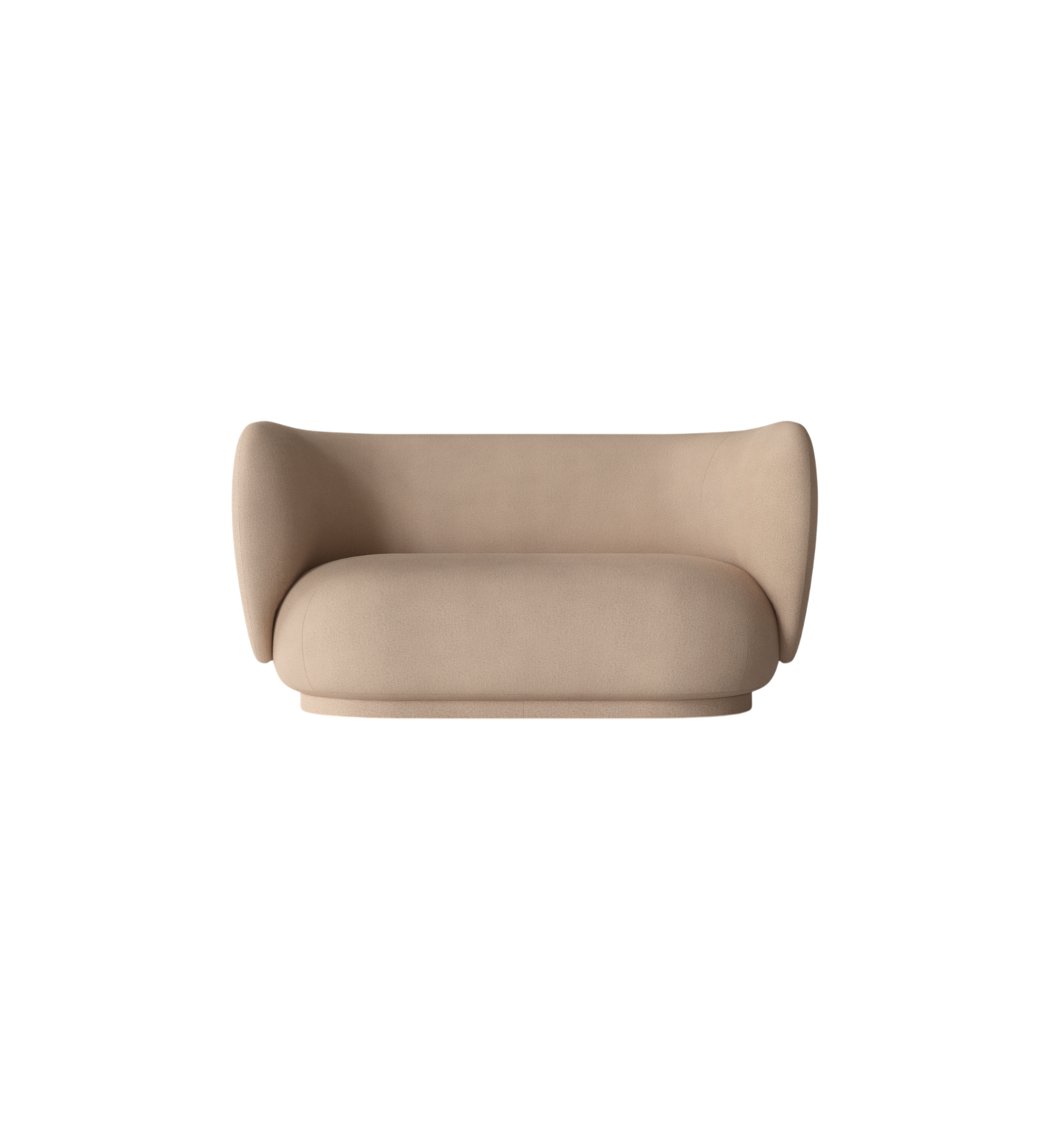 rico sofa 2 seater - brushed by ferm living