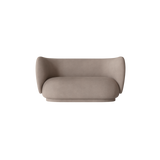 rico sofa 2 seater - brushed by ferm living