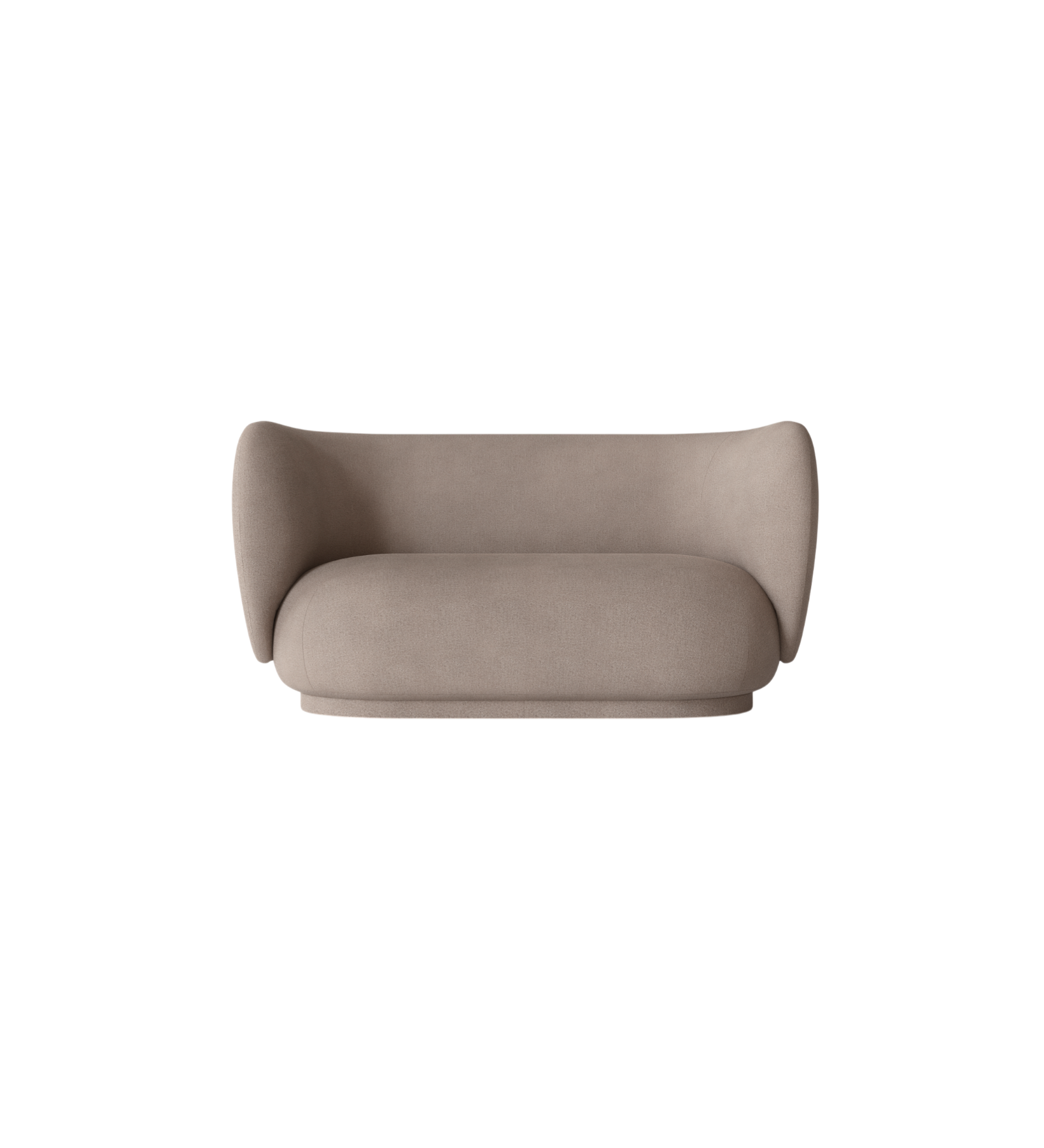 rico sofa 2 seater - brushed by ferm living