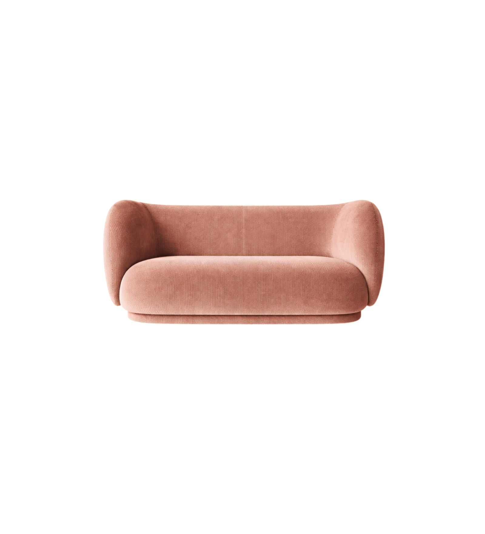 rico sofa 2 seater - devoré velvet by ferm living 