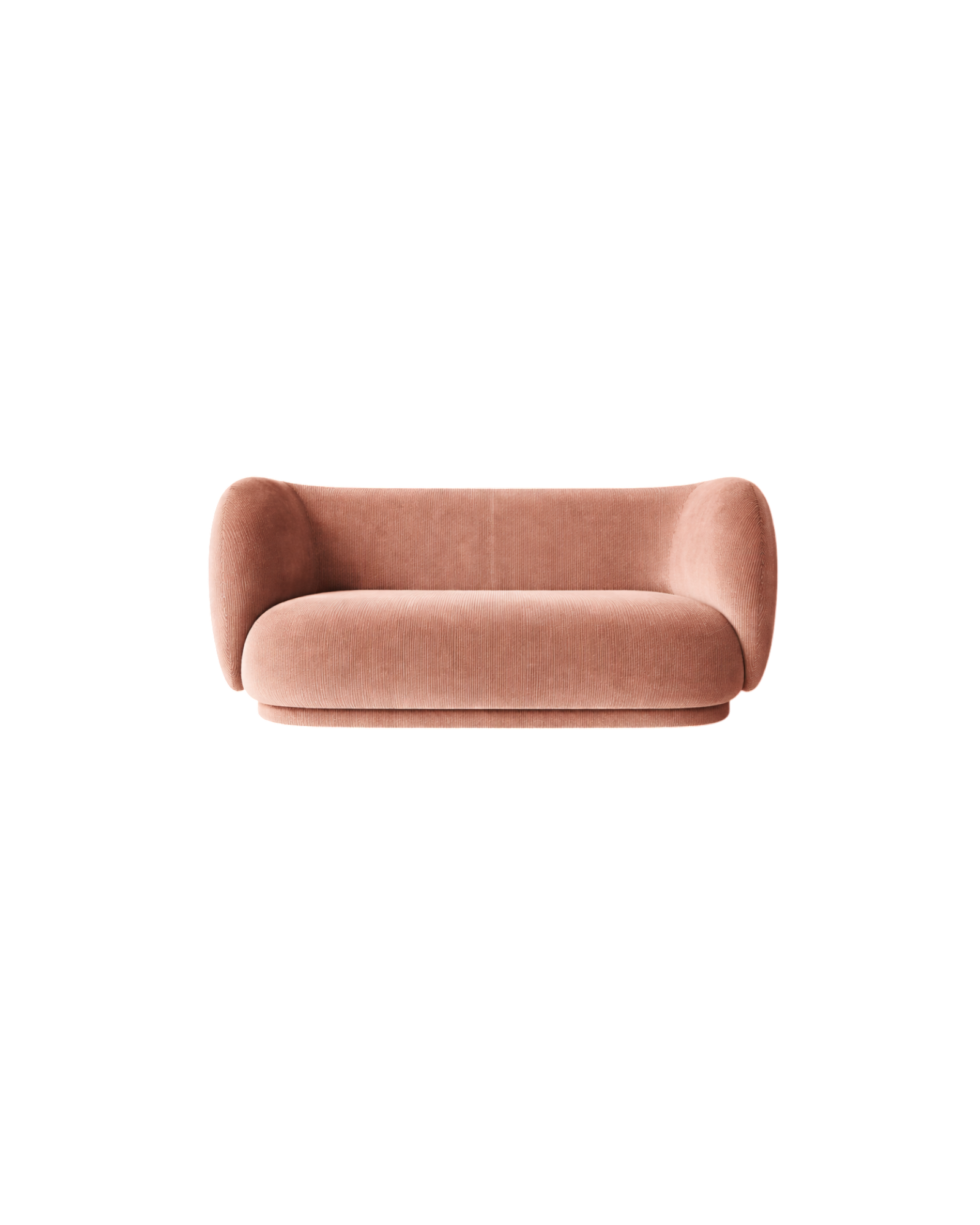 rico sofa 2 seater - devoré velvet by ferm living 
