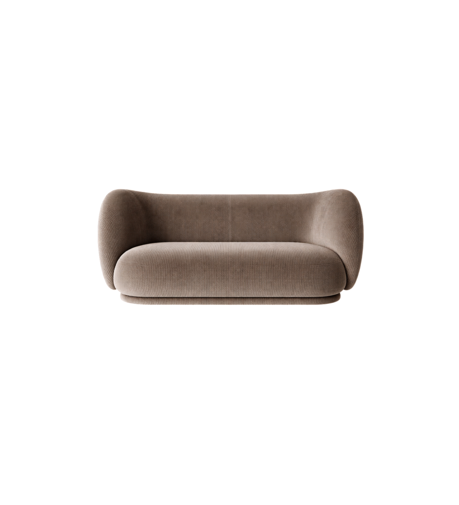 rico sofa 2 seater - devoré velvet by ferm living 
