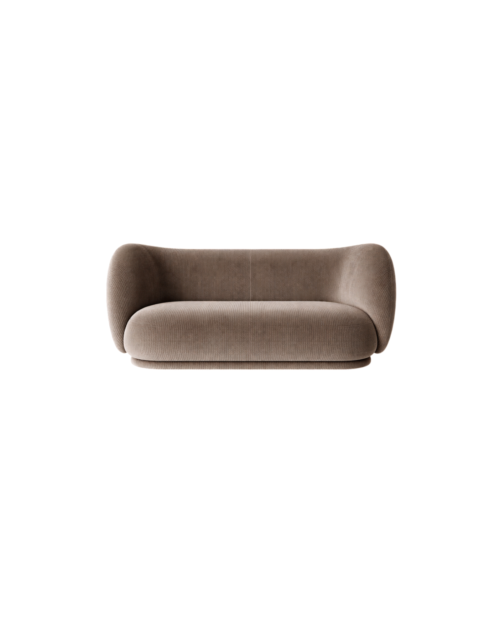 rico sofa 2 seater - devoré velvet by ferm living 
