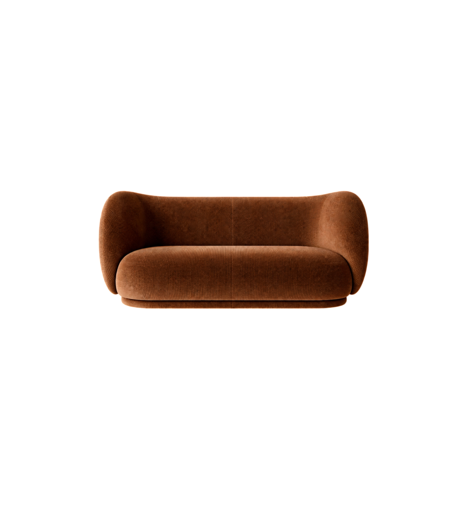 rico sofa 2 seater - devoré velvet by ferm living 