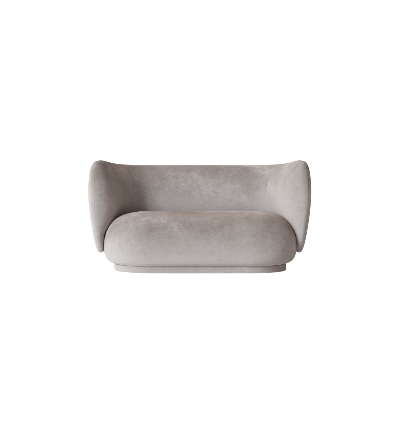 rico sofa 2 seater - faded velvet by nevotex 
