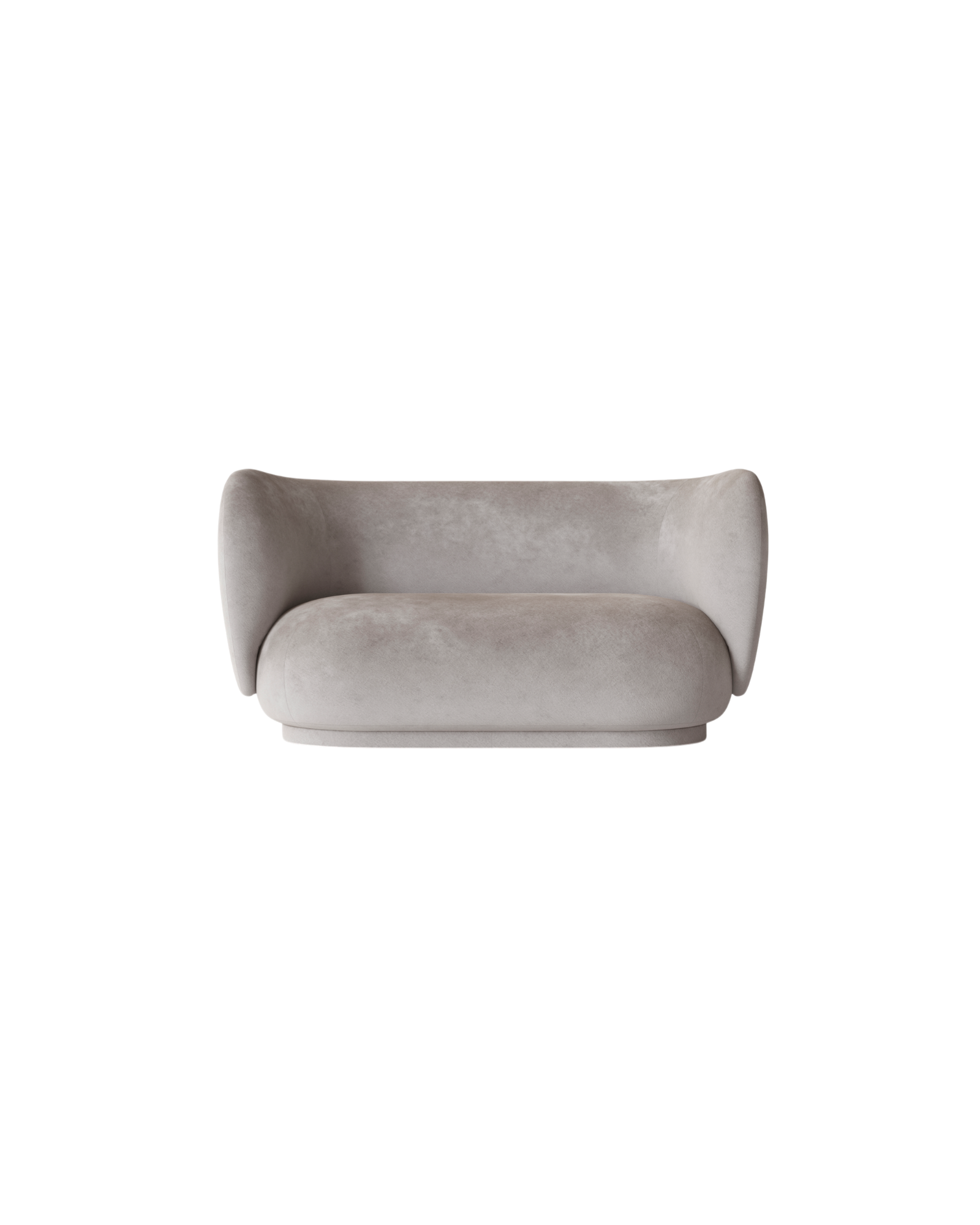 rico sofa 2 seater - faded velvet by nevotex 