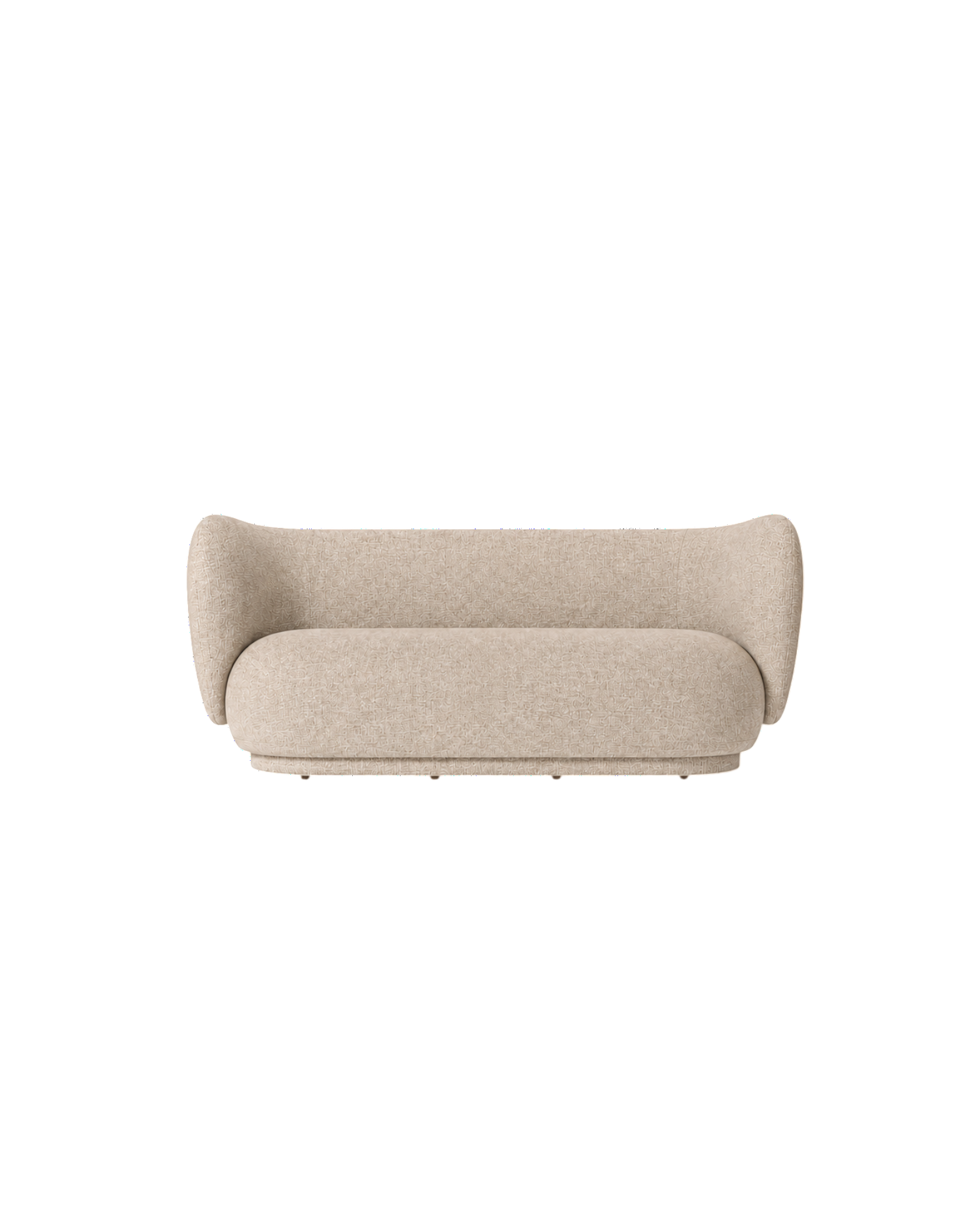 rico sofa 2 seater - main line flax by camira 