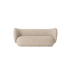 rico sofa 2 seater - main line flax by camira 