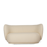 rico sofa 2 seater - nordic bouclé by ferm living
