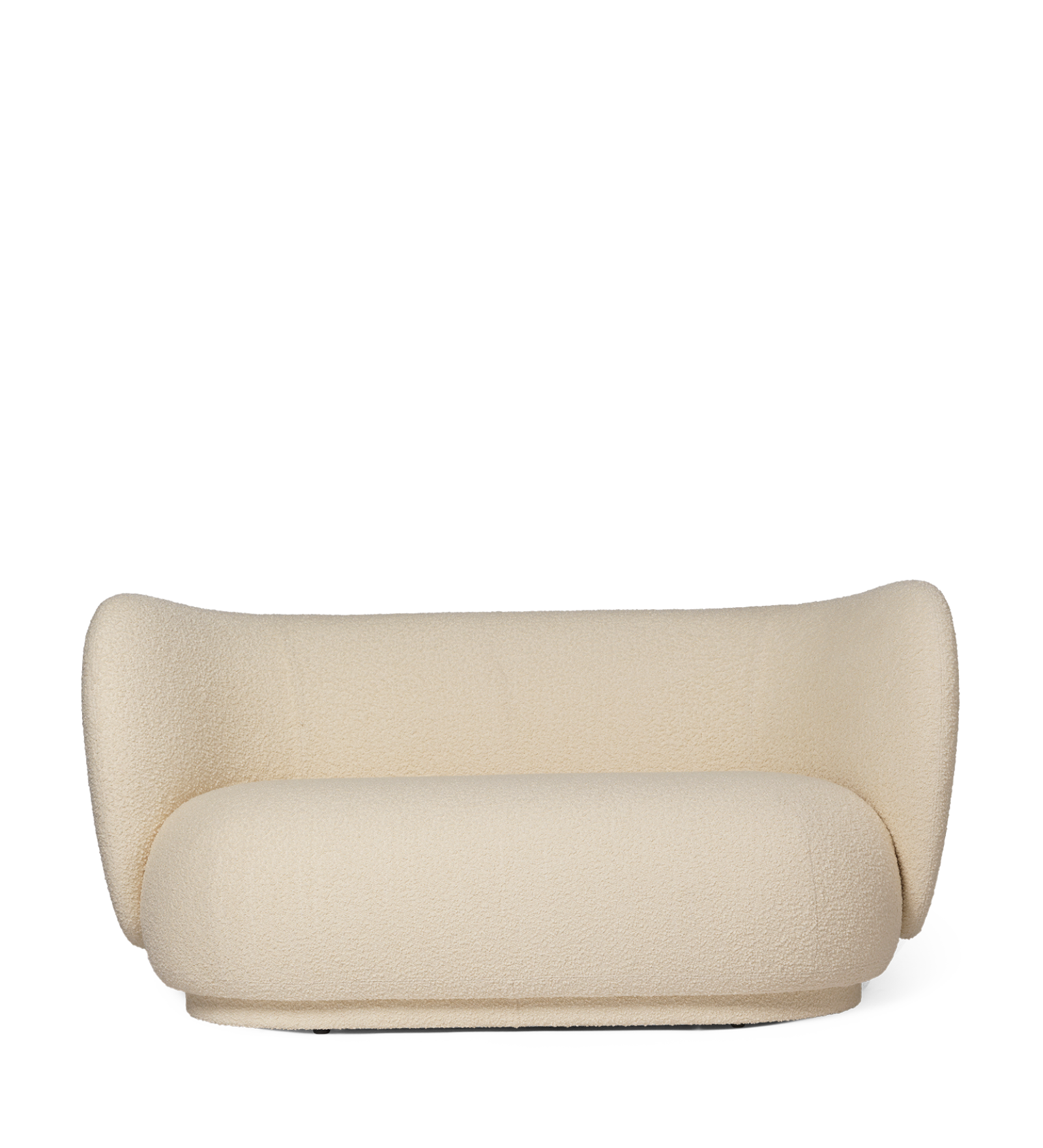 rico sofa 2 seater - nordic bouclé by ferm living