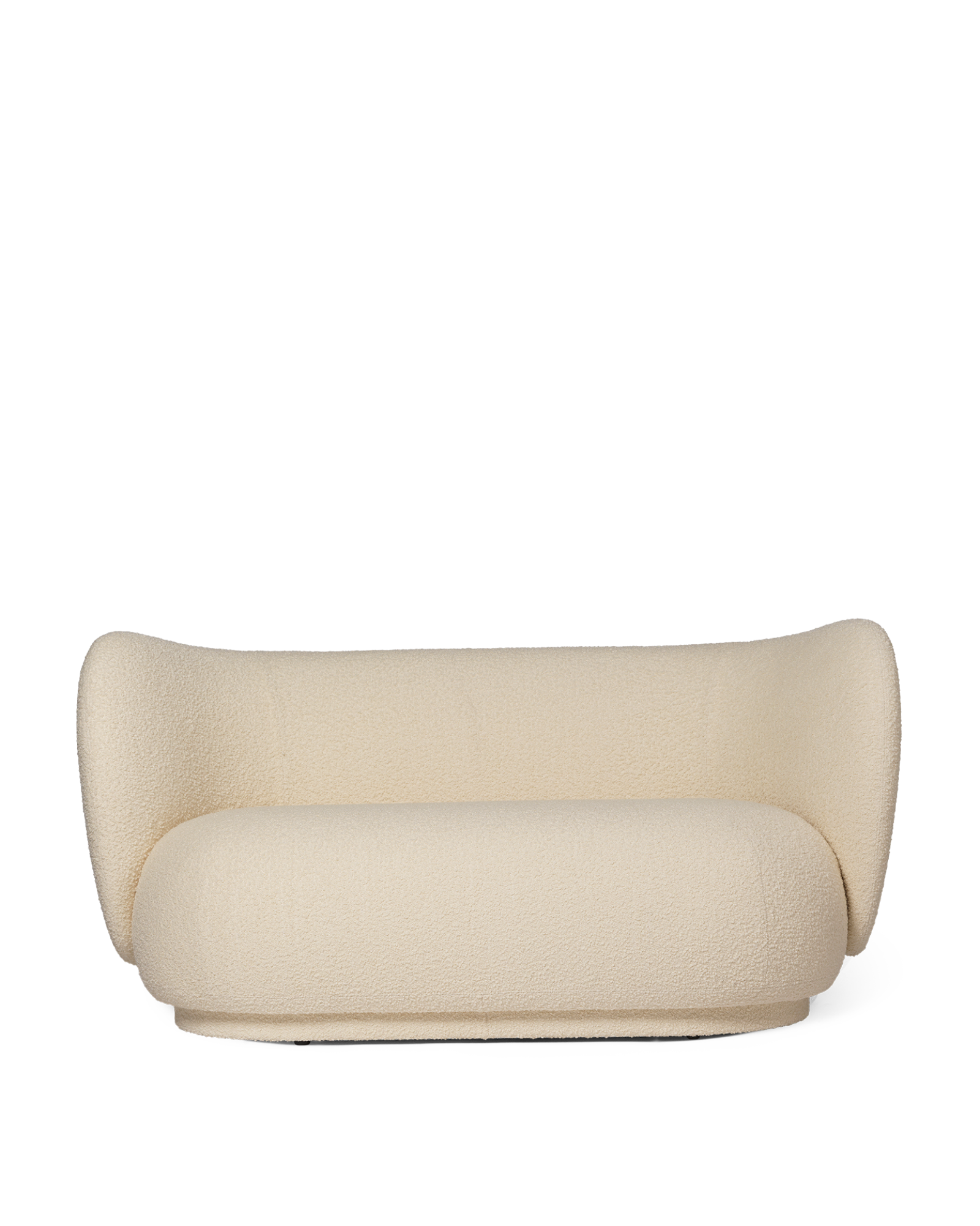 rico sofa 2 seater - nordic bouclé by ferm living