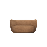 rico sofa 2 seater - raw bouclé by ferm living 