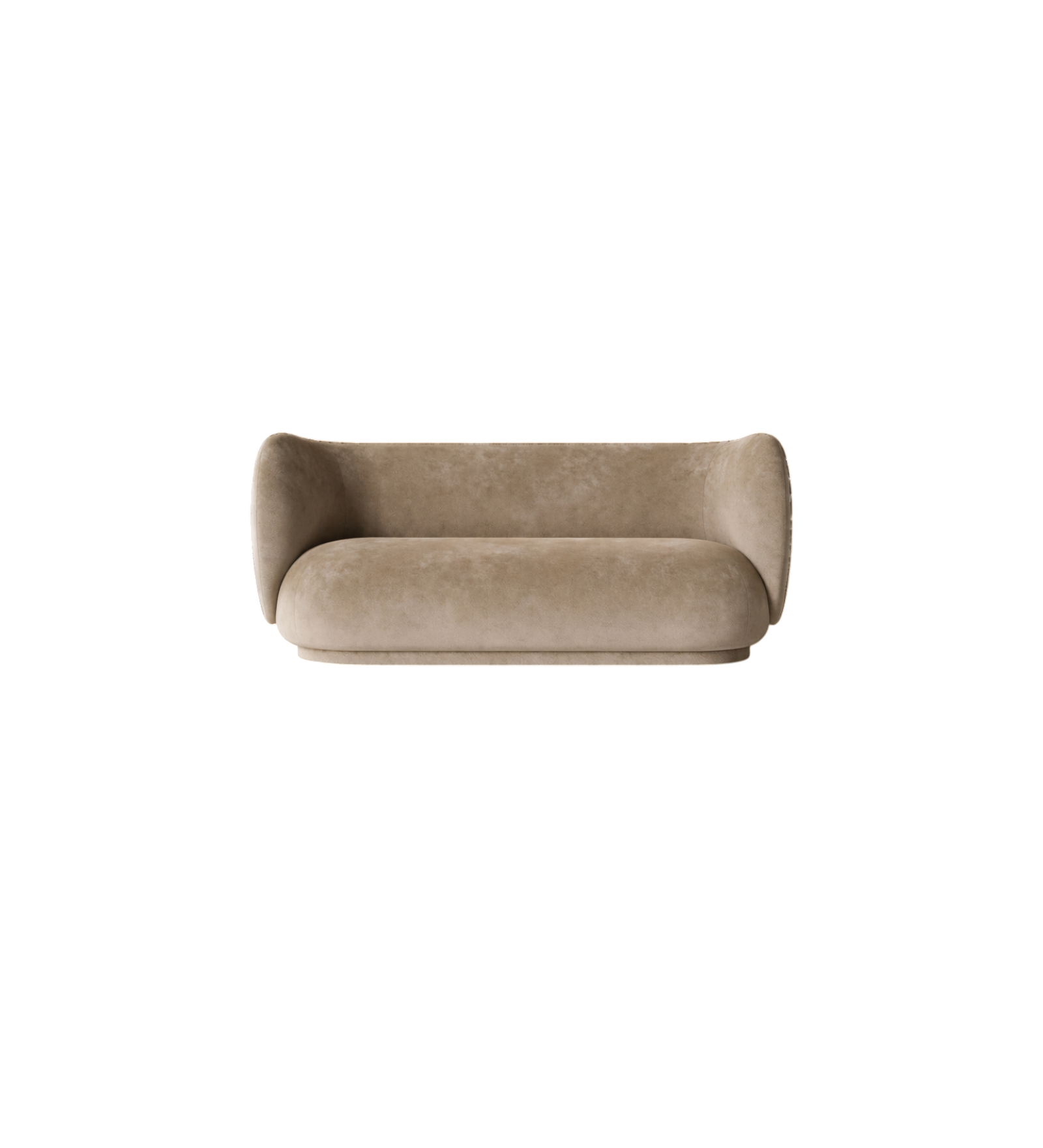 rico sofa 2 seater - rich velvet by nevotex 