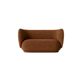 rico sofa 2 seater - rich velvet by nevotex 