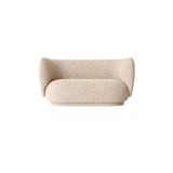 rico sofa 2 seater - soft bouclé by ferm living 