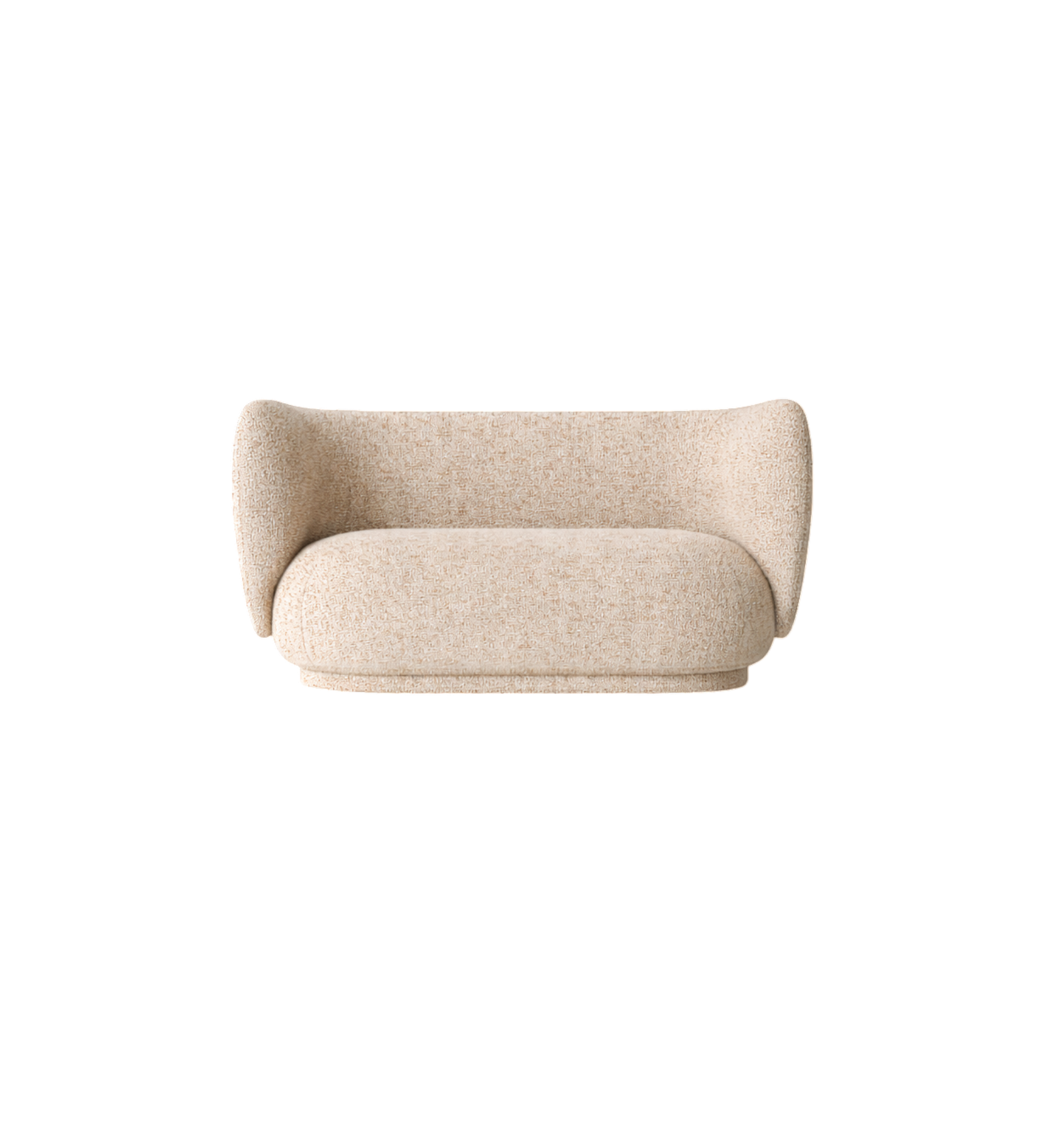 rico sofa 2 seater - soft bouclé by ferm living 
