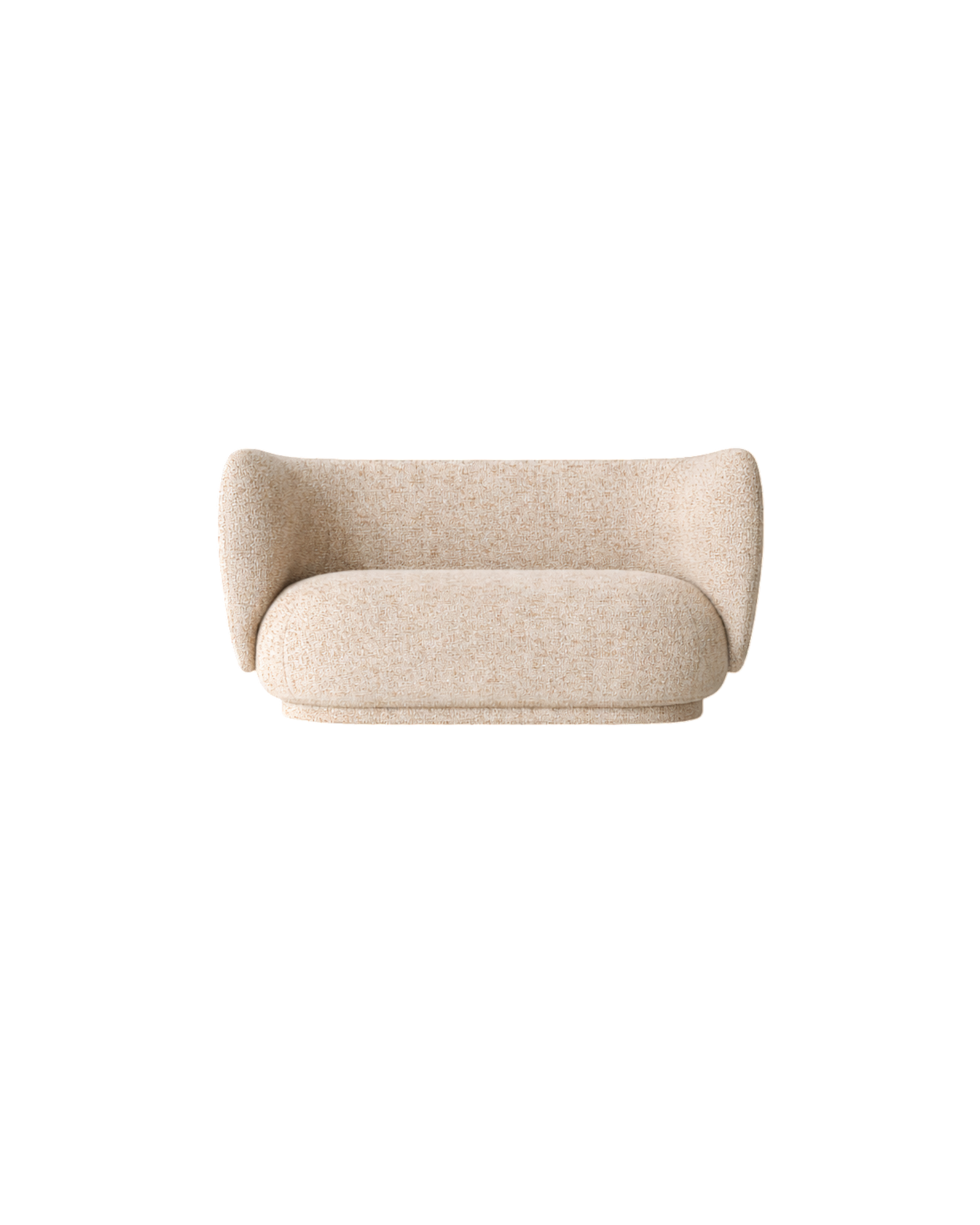 rico sofa 2 seater - soft bouclé by ferm living 