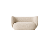 rico sofa 2 seater - soft bouclé by ferm living 