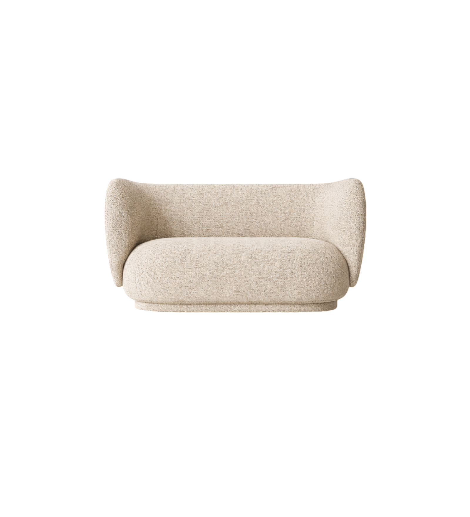rico sofa 2 seater - soft bouclé by ferm living 