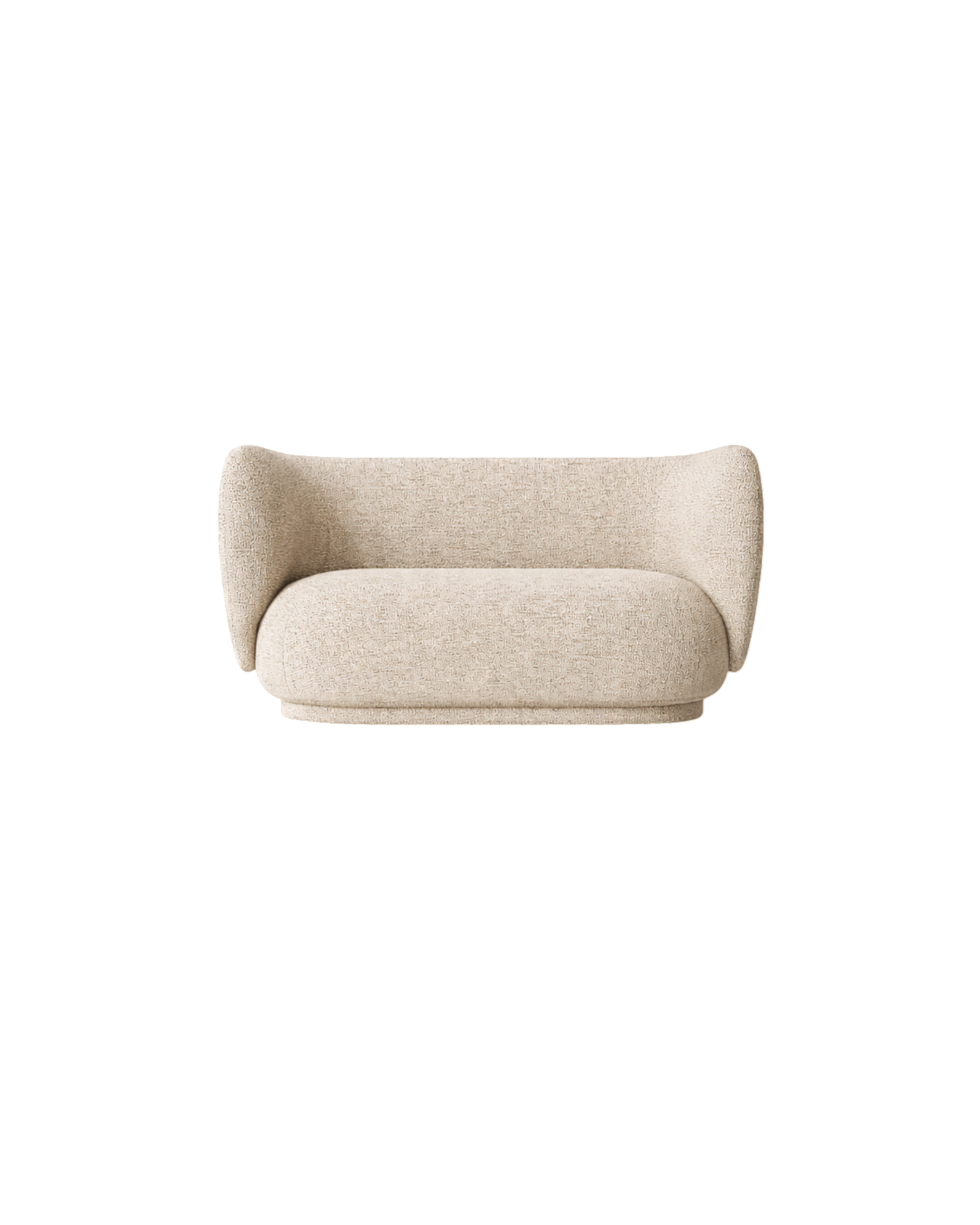 rico sofa 2 seater - soft bouclé by ferm living 