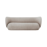 rico sofa 3 seater - brushed by ferm living 