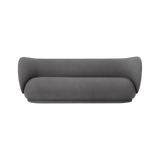 rico sofa 3 seater - brushed by ferm living 